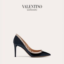 VALENTINO VALENTINO GARAVANI ladies ROCKSTUD patent leather stud heels