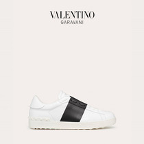 VALENTINO VALENTINO GARAVANI Mens OPEN Calfskin Sneakers Small White Shoes
