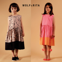 6 Fold Clear Cabin No Deback Wolf And Rita Girl Girl Girl Hit Color Sleeveless Vests Dress Summer Dress