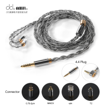 ddHiFi BC130A Air Nyx sterling headphone upgrade line 4 4 balance 0 78 double needles MMCX