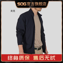 SOG Tactical Jacket Men's Commuter Outdoor Four Season Quick Dry Waterproof Top Hard Han Army Fascist Agent Coat Thin