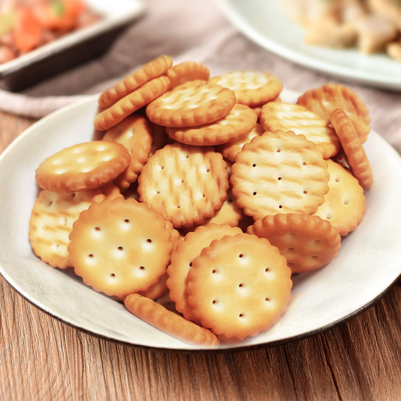 雪花酥用饼干500g小奇福圆饼干(热品库)