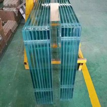 Tempered glass custom rectangular coffee table dining table round table countertop laminated rigid 8mm glass plate custom