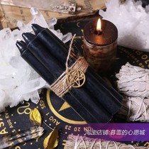 SPOT BLACK-REVERSE REMOVAL OF NEGATIVE energy EVIL MAGIC RITUAL ROD WAX CANDLE 2CM DIAMETER]