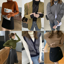 Small lahousehold goods 100 hitch a Merlinu wool beating undershirt woman multicolored pro-skin soft and high-collar-knitted sweatshirt