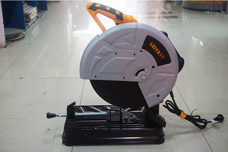 雷亚 多角度350型材切割机355大功率钢材机皮带多功能木材切割机