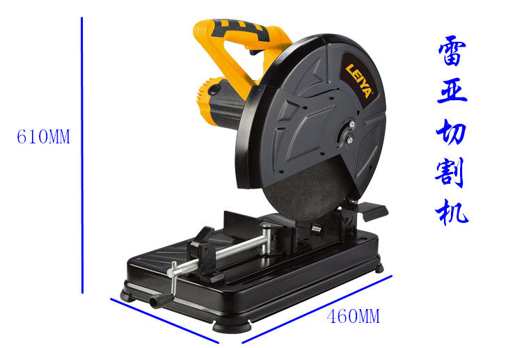 雷亚 多角度350型材切割机355大功率钢材机皮带多功能木材切割机