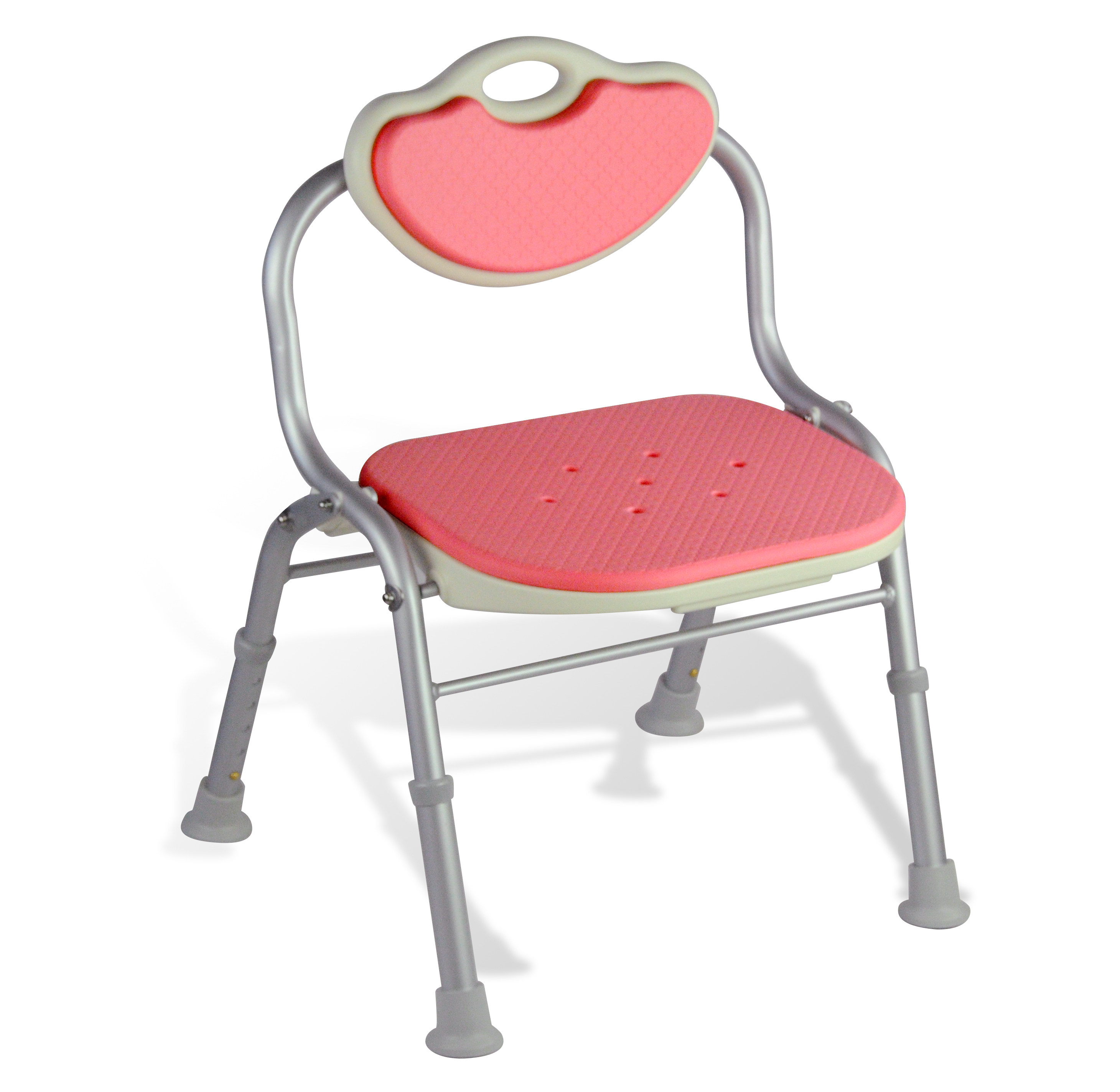 洗澡椅老人沐浴凳立德稳浴室椅儿童洗澡椅可折叠铝合金冲凉椅_7折现价