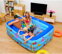 Baby children inflatable swimming pool home adult super large paddling pool thickened family baby kids pool large