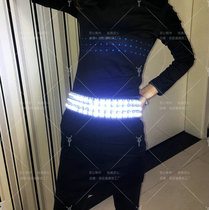 LED luminous waist seal LED luminous belt LED luminous performance clothes glowing clothes laser gloves