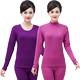 Hengyuanxiang Pure Cotton Autumn Clothes Women's Thermal Underwear Thin Mother's Cotton Sweater Old People's Underwear Set