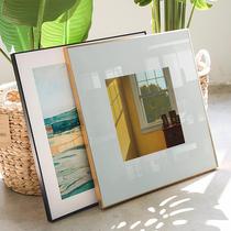 Photography Photo frame gallery mounting custom plus photo frame fine poster exhibition wall hanging metal art micro-spray printing