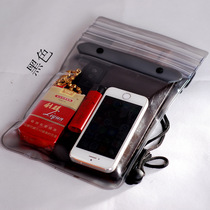 High quality large flat panel IPAD4 5 mini mobile phone swimming waterproof bag rafting sealed storage bag