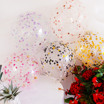 Sequin balloon birthday party scene layout wedding wedding room decoration opening event dress up supplies