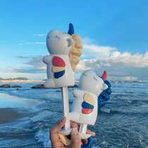 Children pull water gun Bath Bath Pool beach unicorn baby fight shark water cannon bathroom play water toys