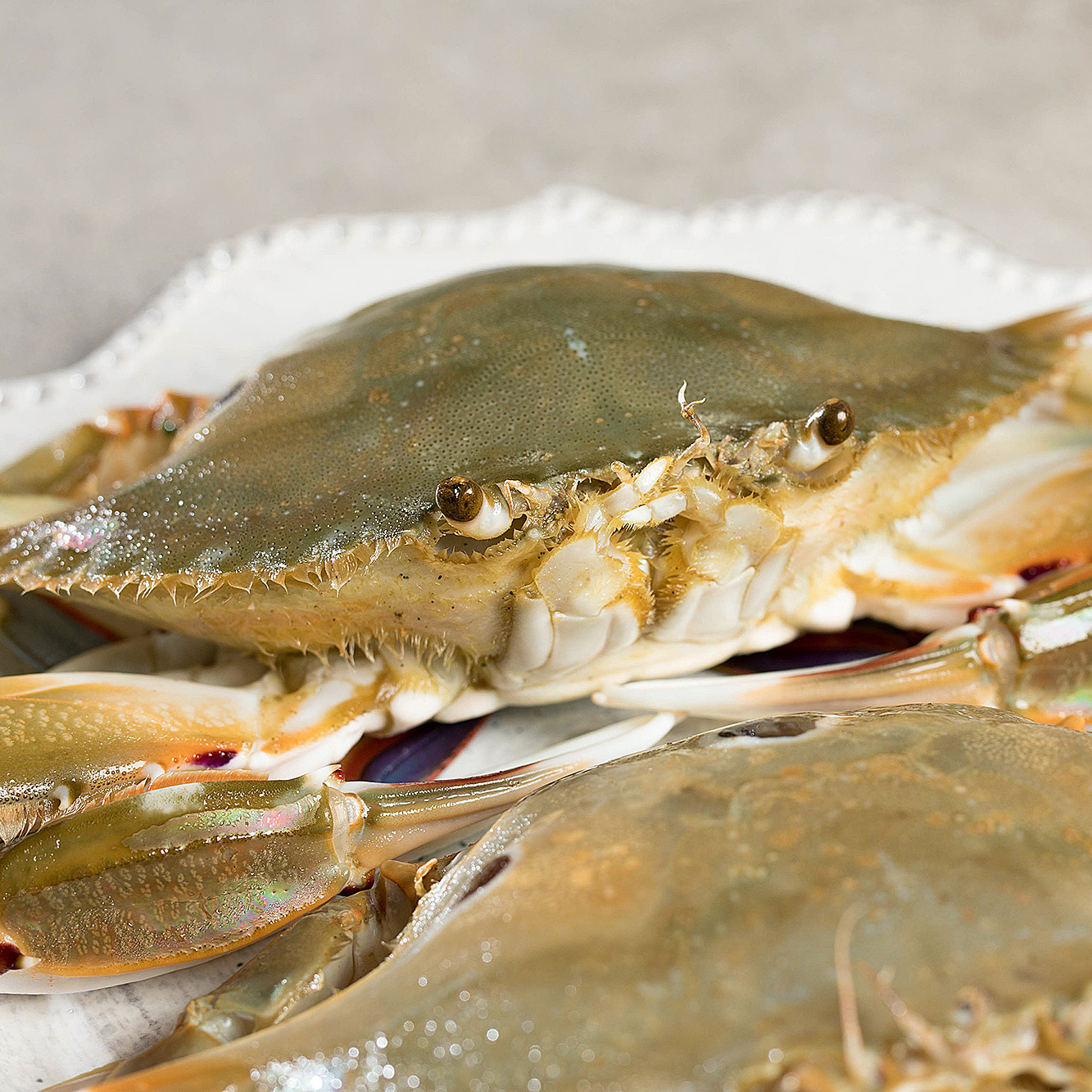 三点蟹三眼蟹红膏野生东山岛活冻红星梭子蟹鲜活冷冻螃蟹母蟹