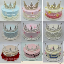 Colorful cake model Fruit cake model Simulation cake Plastic cake food model Crown cake model