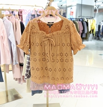 Broken Code special land attachment counter 2020 summer one-collar shirt EEBWA24C3M 598