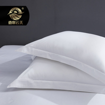 Hotel special pillowcase pure white cotton cotton jacquard pillowcase single piece cloth white bedding