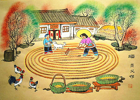 猫鞋 酒店饭店宾馆家居装饰民俗外宾礼品户县农民画尺寸52x38cm