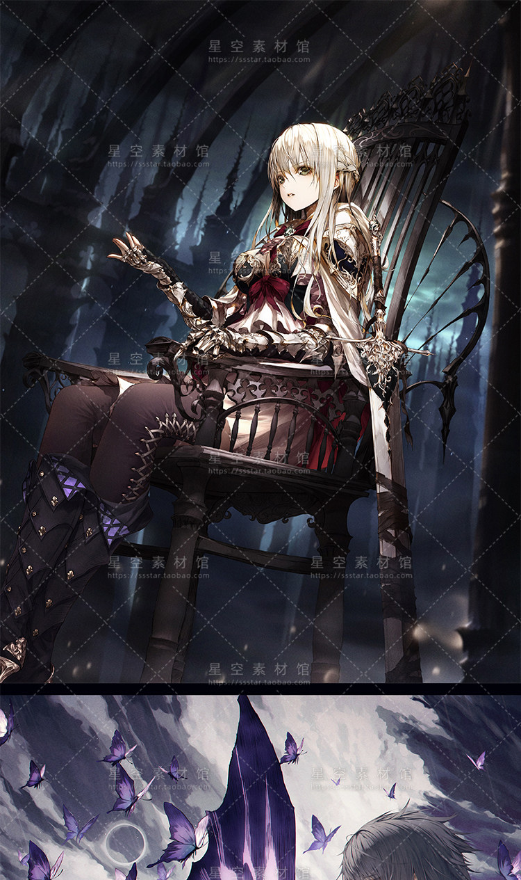 游戏原画资料韩国画师wanke唯美插画作品集视频教程p