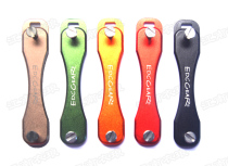 Creative outdoor key chain aluminum alloy EDC key storage device storage clip multi-function with back clip DIY pocket