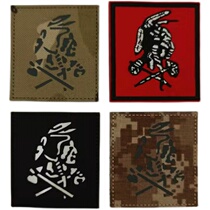Seal Team Red Squadron Tribal Reflective Patch Special Forces Development Group American Seal Inspiration Embroidery Chapter
