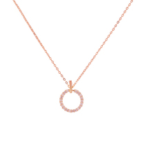Rose gold necklace female light luxury niche design sense exquisite accessories 2021 New ins cold wind choker