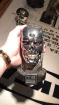 IKKI: Classic film series Terminator 2 skull stainless steel bronze solid finish