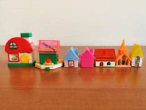 Old stock house shape pencil sharpener Rotary pen knife Pencil sharpener Pencil planer Stationery collection single for sale