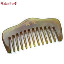 Minbao Niujiao Cord for ladies scalp massage comb head Meridian comb natural wide teeth portable Portable