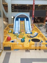 Million Ocean Ball Pool Inflatable fence Inflatable slide Hot Wheels Trampoline Ocean Ball Naughty Castle Park Building blocks