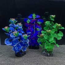 Fish tank building scenery water grass decoration aquarium building scenery simulation water grass fish tank water grass for view fake plastic grass decoration
