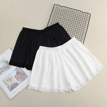 Ice silk leggings summer anti-off pants large size loose safety pants wear shorts inside wear thin insurance pants women