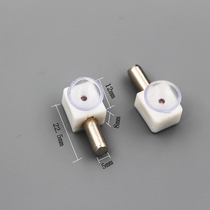 ABS Plastic White Laminate Holder Laminate Glass Toshelf Laminated Plate Nail Laminate Bracket Toglass Bracket