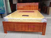 Solid Wood Bed Oak Wood Frame Bed Twin Beds Modern Fashion Minimu Wood 1 2 m 1 5 m 1 8M Large Bed