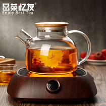 Tea tasting Yiyou electric ceramic stove Household high-power small round iron pot kettle stove Kung Fu tea making stove