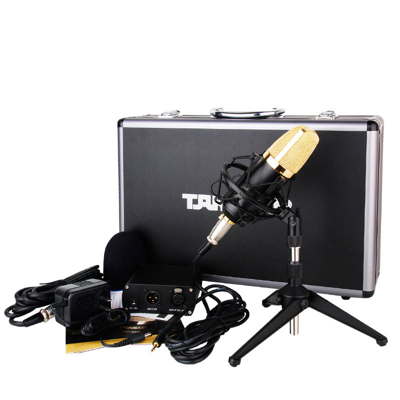 takstar/得胜 pc-k550套装版电容麦电脑k歌录歌唱歌录音棚麦克风