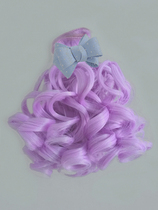 Ke Er Barbie BJD doll wig hair row curly hair high temperature hair handmade DIY material accessories