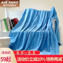 Audano solid color blanket Thickened flannel blanket Falai velvet Coral fleece blanket Student air conditioning blanket Sheets