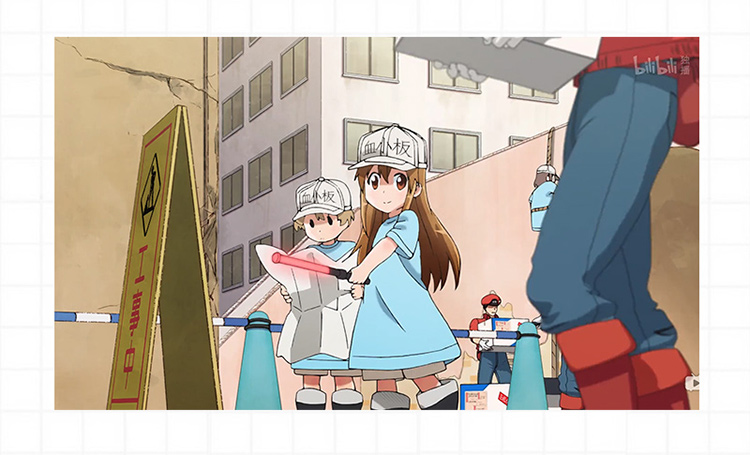 工作细胞血小板指挥旗手摇旗帽子口哨指挥棒动漫周边道具