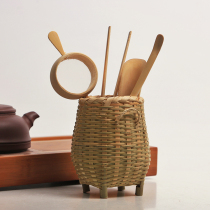 Bamboo Tea Ceremony Six Gentlemen Combination Bamboo Kung Fu Tea Set Complete Tea Plate Accessories Tea Tea Filter Tapes