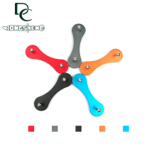 EDC outdoor equipment key storage clip multifunctional double open aluminum alloy key clip