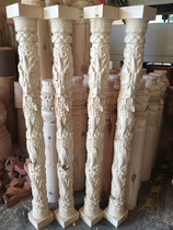 Dongyang wood carving Panlong column dragon candle shrine Small Buddha shrine solid wood Xiangyun dragon and phoenix pillar sample customization factory direct sales