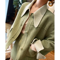 Ron original double-sided suit womens 2019 new jacket womens autumn and winter wild wool coat small short T