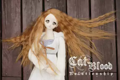 (Cat lineage) 3 points BJD wig medium points long wave volume~hair volume is super large~Spot oh~