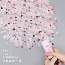 Wedding spray tube handheld photo props party birthday fireworks gift tube color smoke gun salute wedding supplies