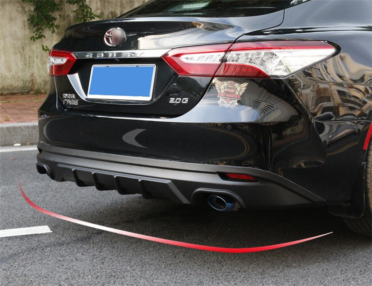 18款八代凯美瑞后唇后导流后包围后杠包围改装件大包