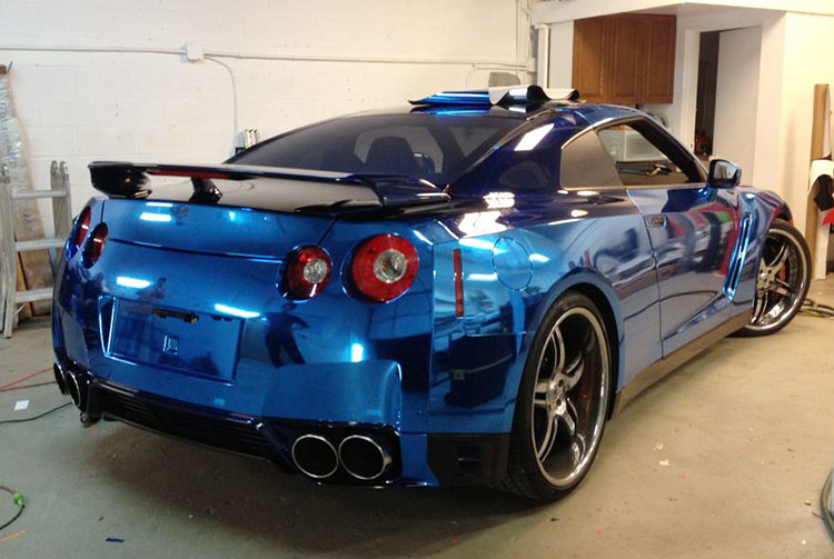 Nissan GTR хром