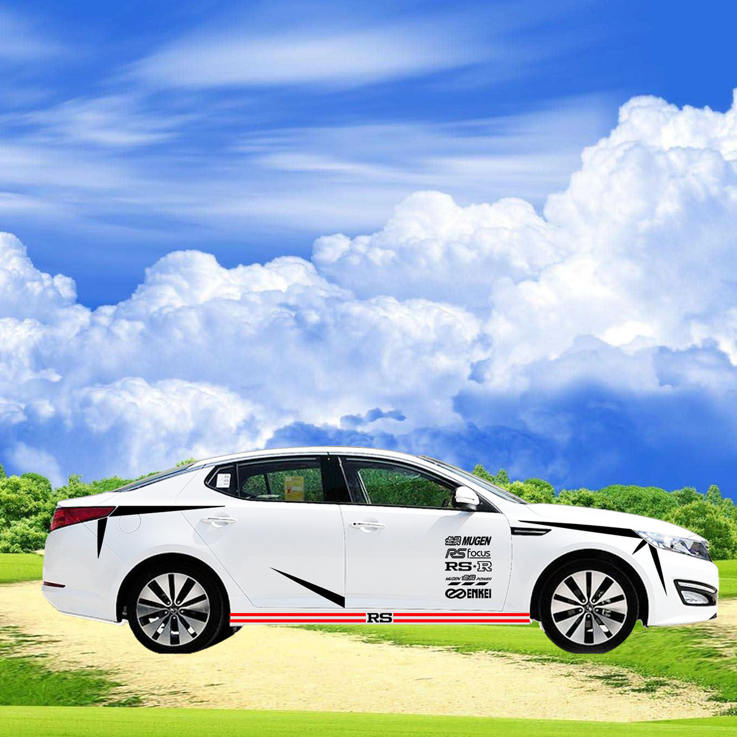 【子浩汽车改装】汽车改装装饰整车贴花全车贴车身拉花刮痕图案文字